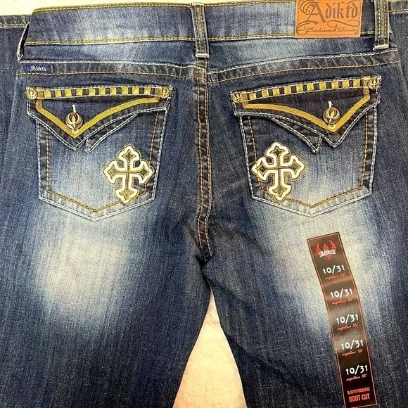 Adiktd Women's Denim Bootcut Lowrise Women's Jeans Size: 10/31 - Picture 9 of 11